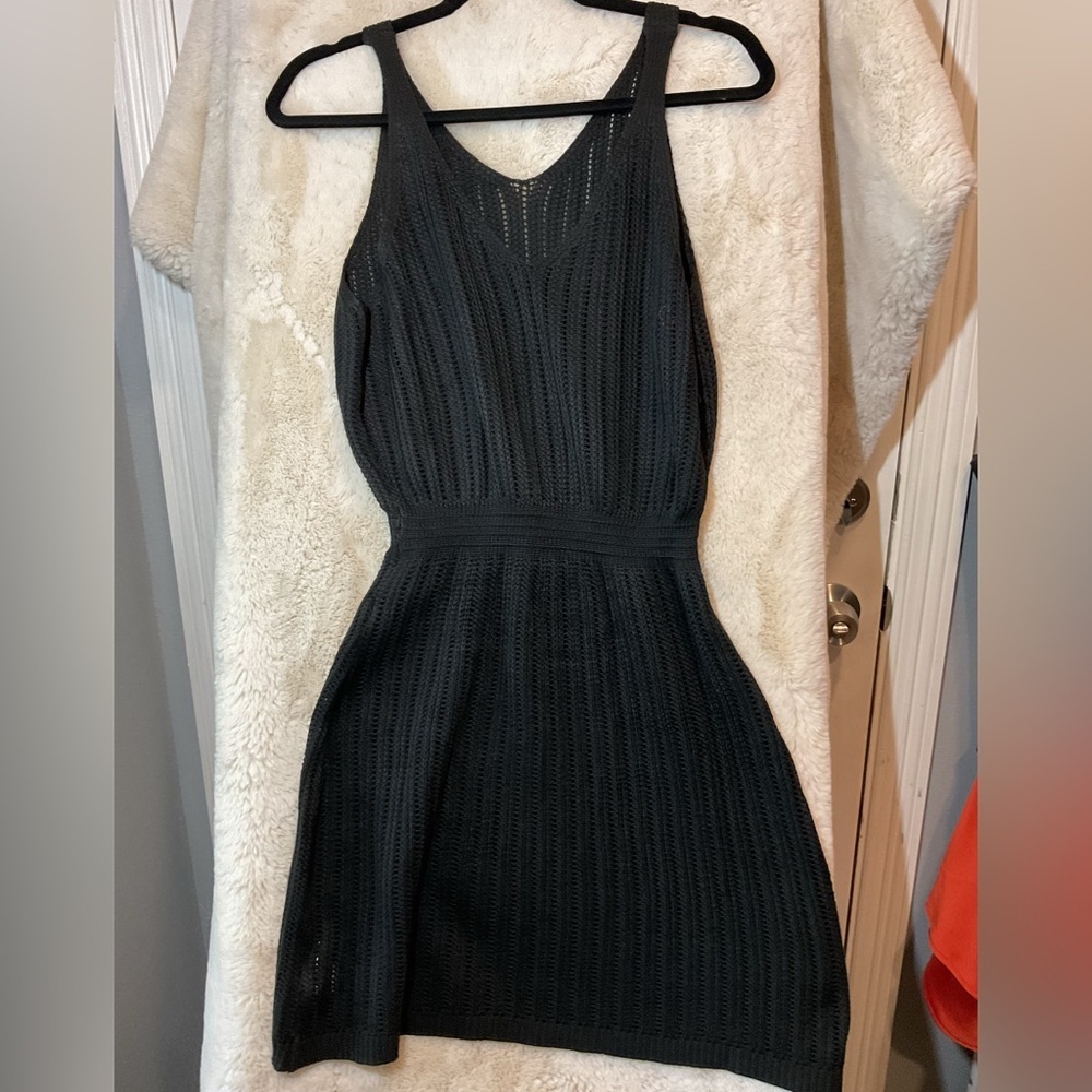 Black Sleeveless Cover up dress